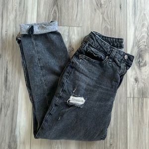 Old navy high rise O.G. straight black denim. Size 00.